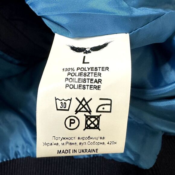 Feel & Fly Streetwear Mens Jacket Windbreaker Navy L NWT bv - Picture 8 of 8